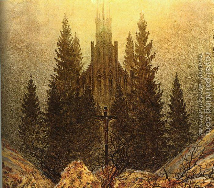 Caspar David Friedrich : The Cross on the Mountain